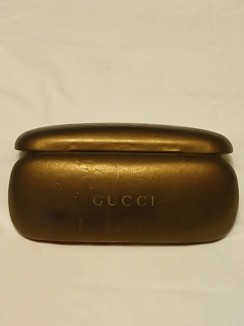 Gucci Gold Eyeglass Case - Luxurious Protective Case